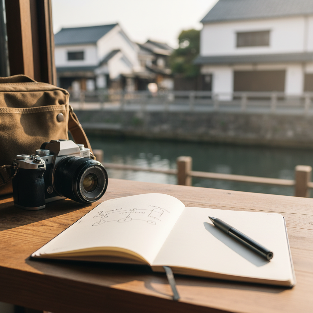 오사카에서 하루 비면 어디 갈까? 당일치기 소도시 ‘구라시키’가 딱이었던 이유 2 제가 직접 해본 ‘구라시키 당일치기’ 즐기는 방법 (Step-by-Step)
