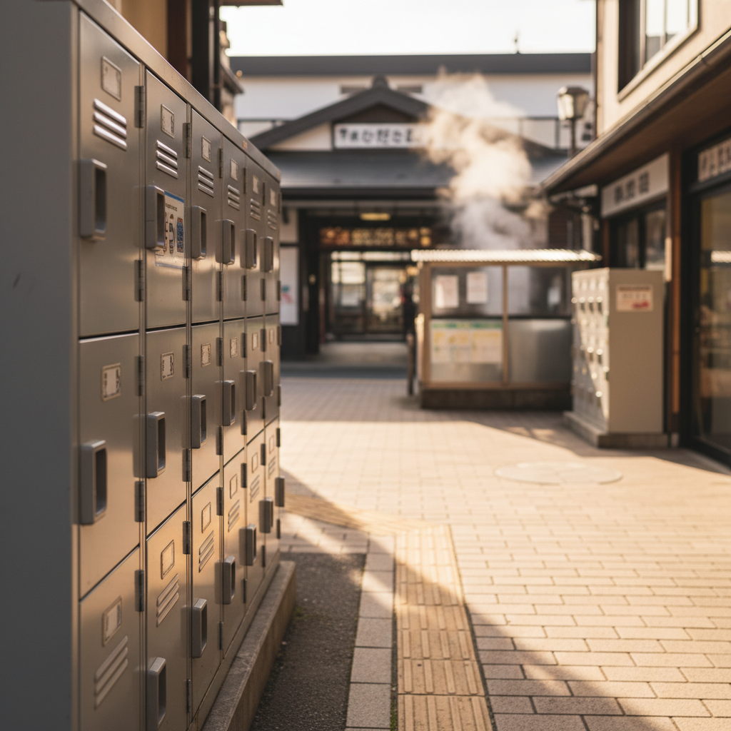 유후인 여행 꿀팁 1: 코인락커, “역 앞”만 보지 마세요