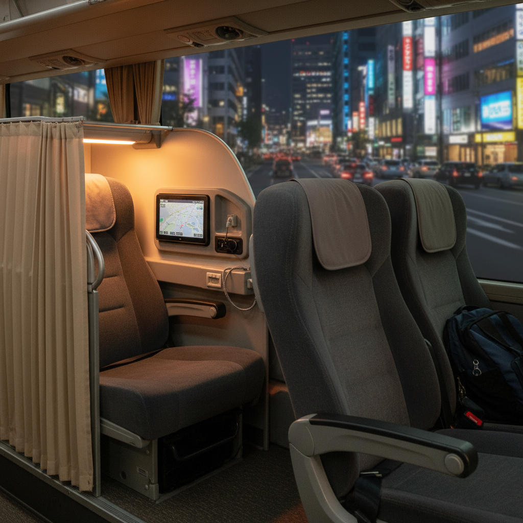 오사카 도쿄 야간버스 선택 기준: “좌석 등급”에서 승부가 갈려요