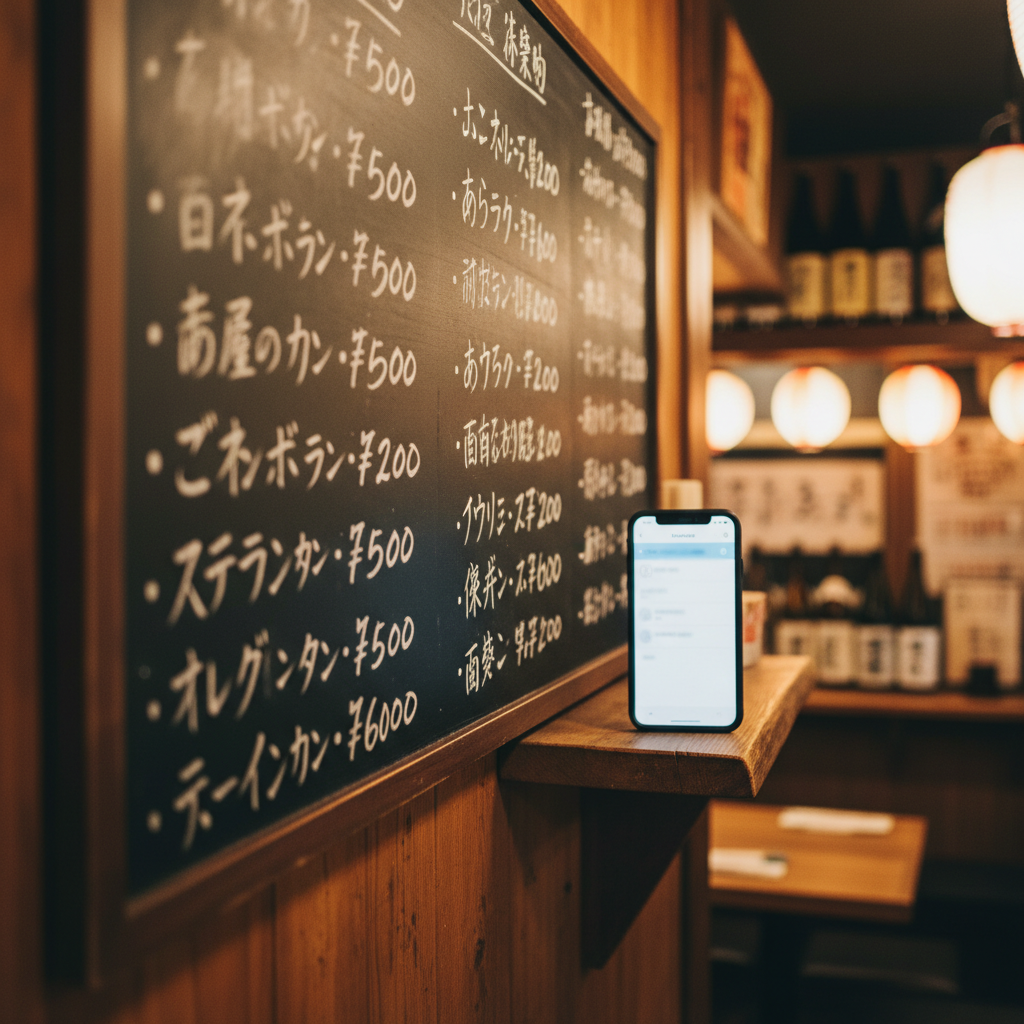 일본여행 꿀팁 2) 메뉴판 해석: 번역앱은 ‘손글씨’가 관건이에요