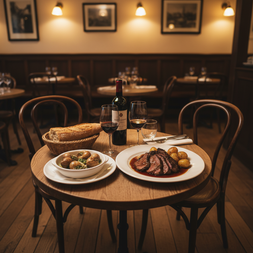 파리 자유여행 첫날, ‘걷기 좋은 코스’로 몽파르나스에서 라틴지구까지 이어본 후기 2 부이용 샤르티에 몽파르나스: 파리 맛집에서 ‘딥한 메뉴’ 도전해보기