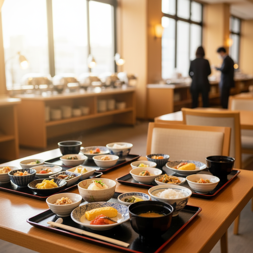 하카타 조식 뷔페의 핵심: 7시~16시 운영이 주는 ‘여유’