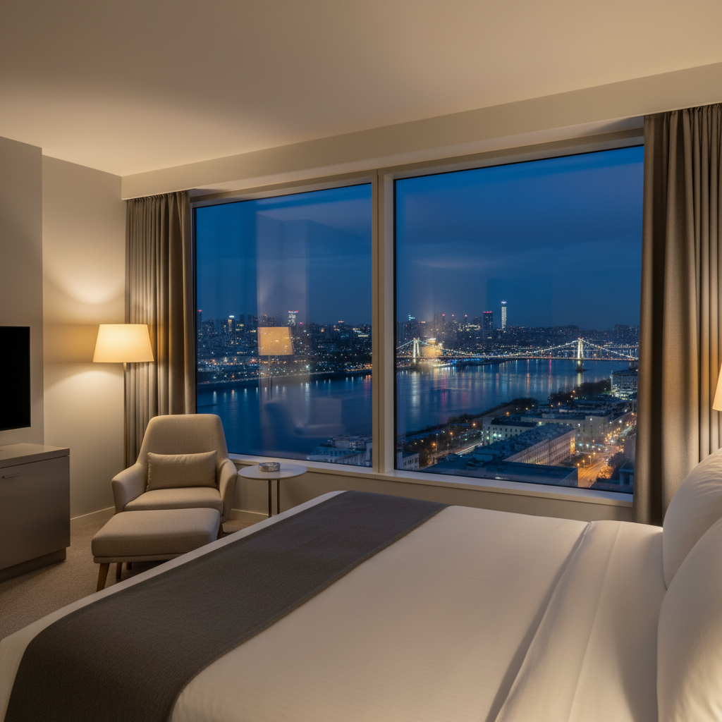 호치민 1군 ‘뷰 하나로 용서되는’ 호텔? 르네상스 리버사이드 호텔 사이공 솔직 숙박기 3 리버뷰 전망: 이 호텔의 존재 이유