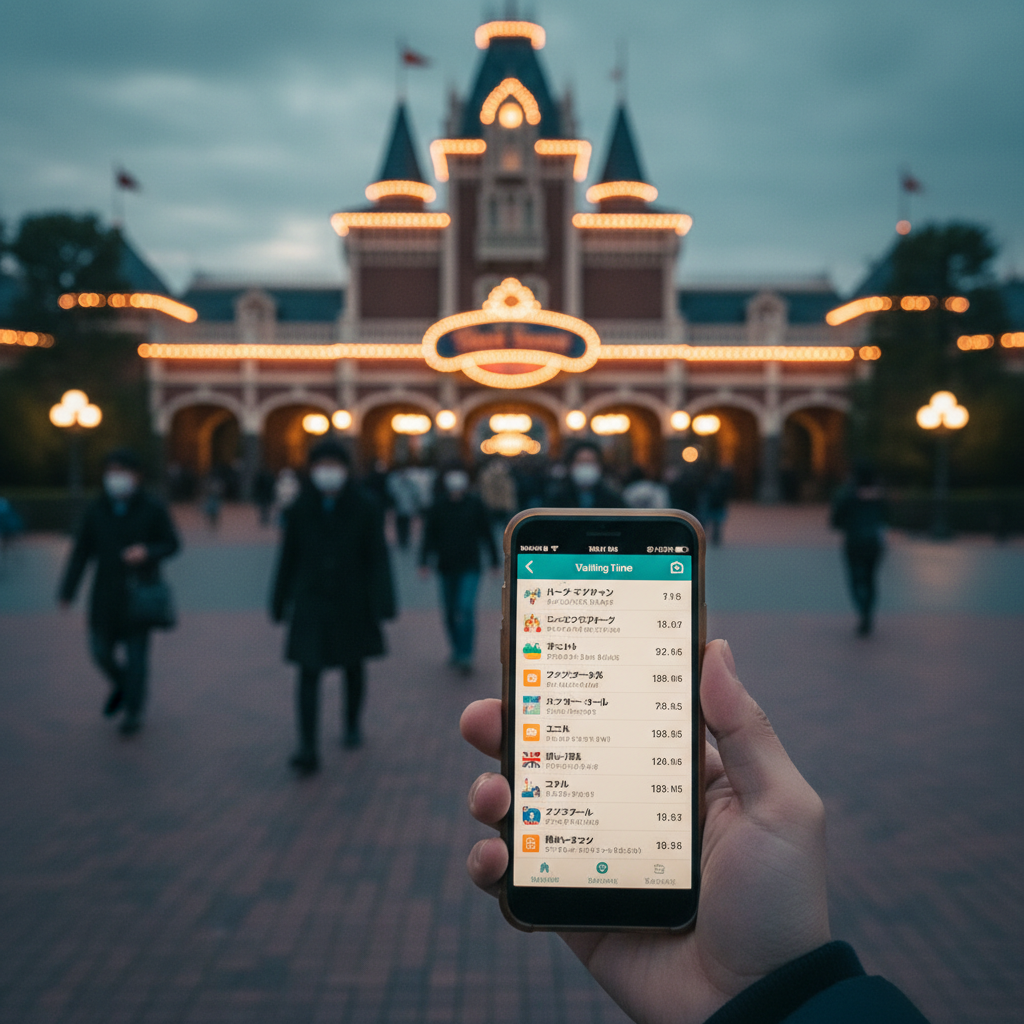 도쿄 디즈니랜드, 앱이 없으면 체력이 먼저 털려요 (도쿄 디즈니랜드 공략)