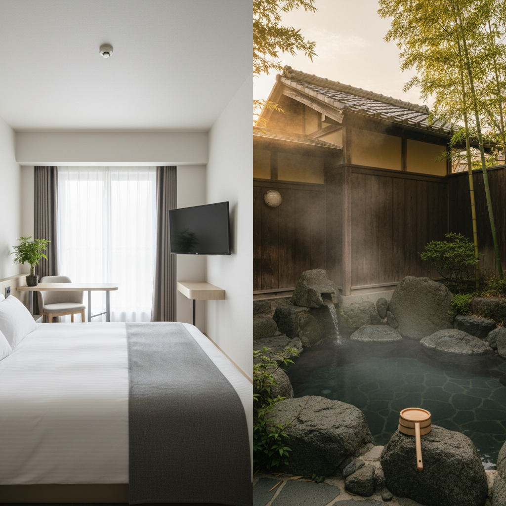 후쿠오카숙소 조합이 예산을 좌우해요: 호텔+료칸의 현실