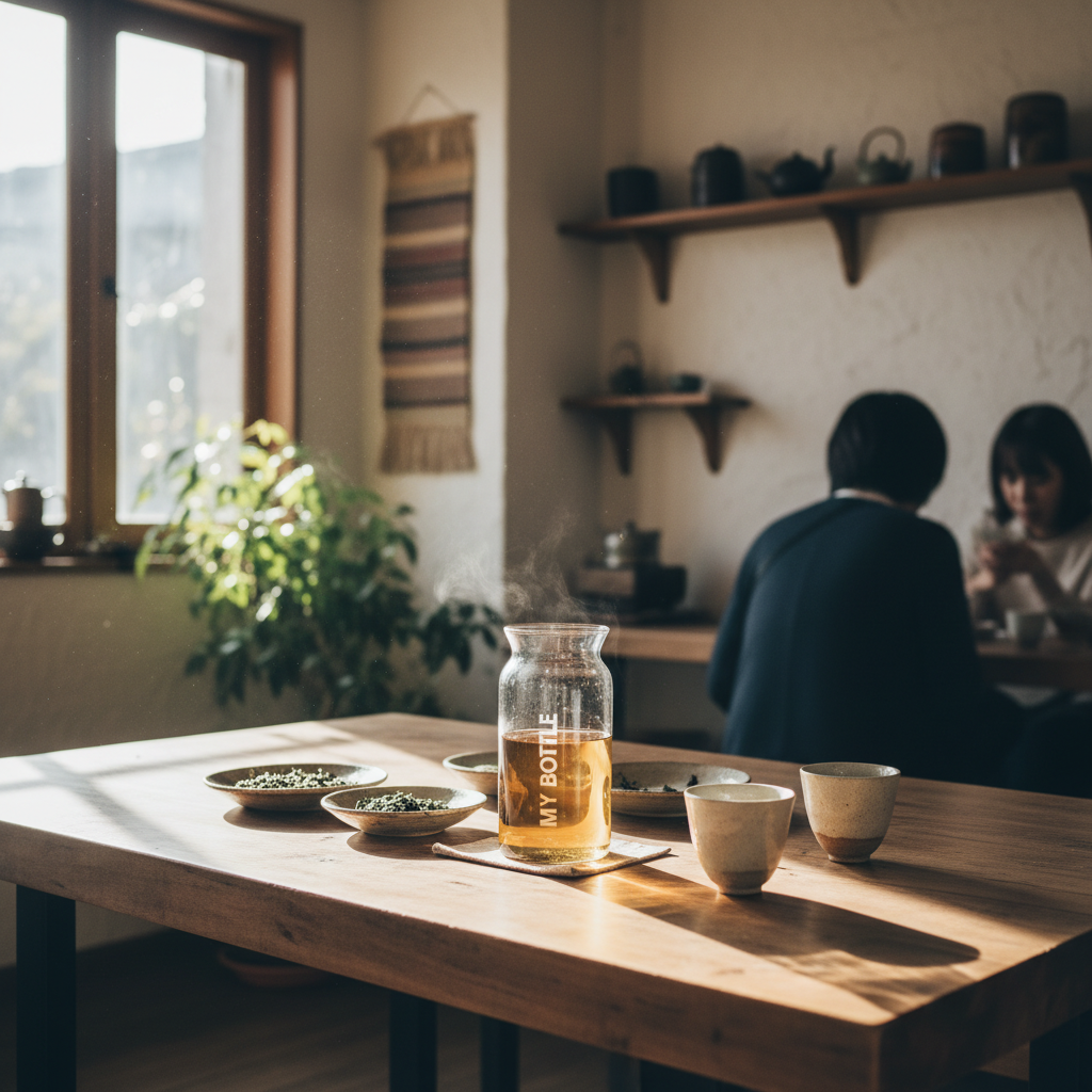 우레시노차를 ‘경험’하게 만드는 마이보틀 & 유케무리 차야