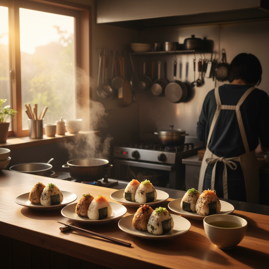 아침은 주먹밥 전문점으로: ‘갓 만든 한입’이 하루를 바꿔요