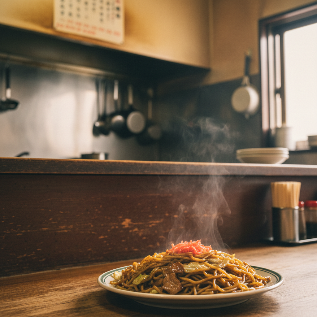 50년 노포는 맛보다 ‘리듬’이 다르더라: 소스 야키소바·사라우동의 힘