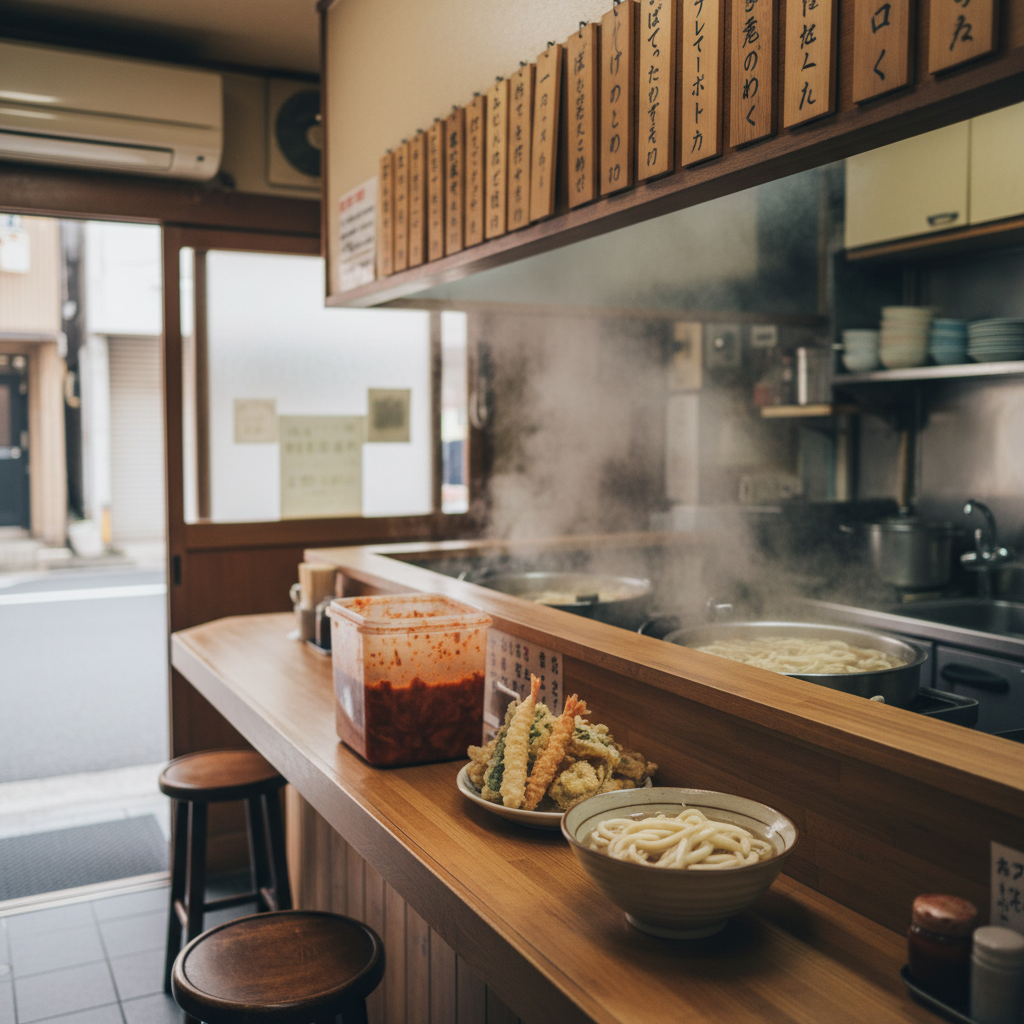 김치 무한리필이라니… 우동 슈(우동 슈)에서 느낀 로컬의 힘