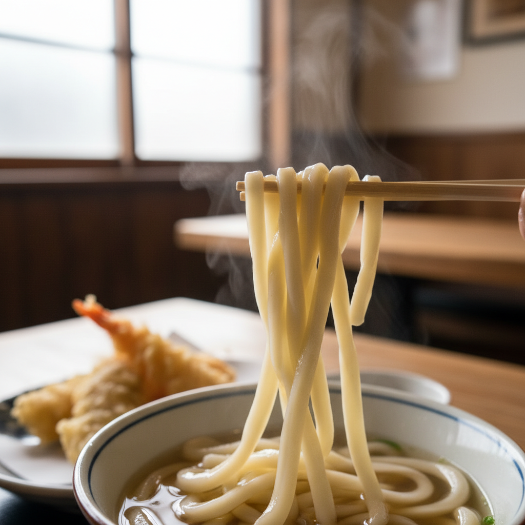 우연히 찾은 우동맛집이 진짜였던 이유: 면이 ‘쫄깃’하면 반은 끝나요