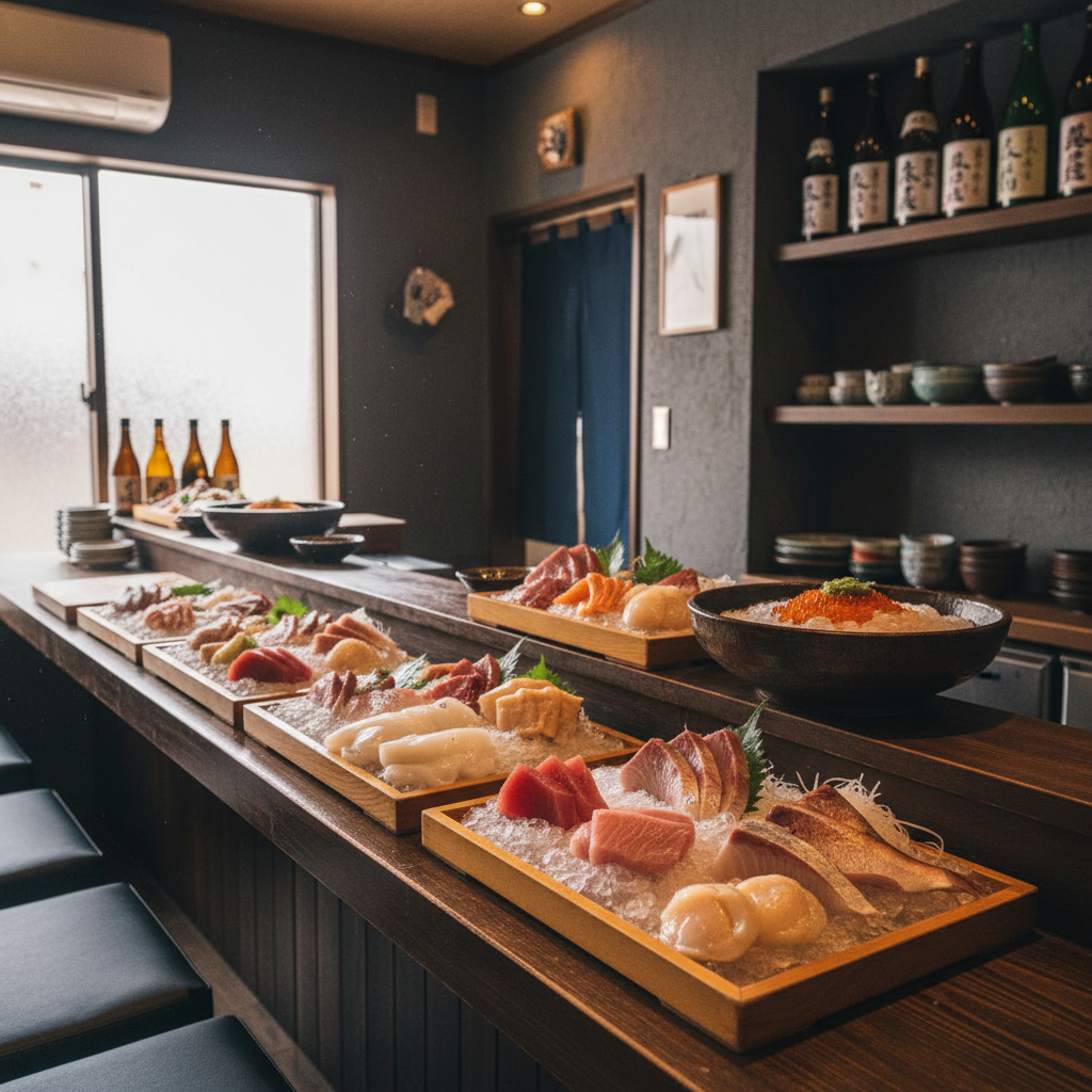 후쿠오카 해산물 오마카세, 왜 텐진에서 찾는 게 좋을까