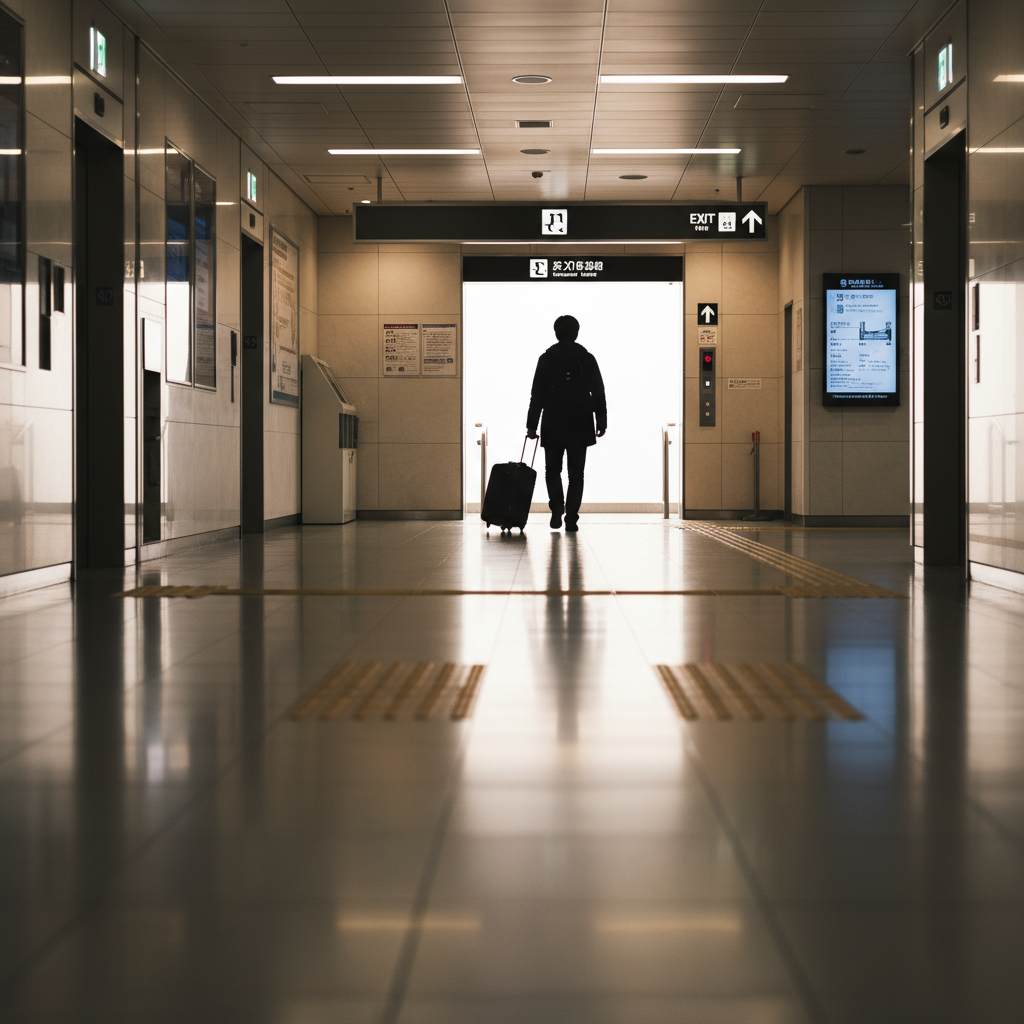 후쿠오카 텐진역, ‘출구’만 알면 쇼핑 체력 반으로 줄어요 (지하철 동선 꿀팁) 4 캐리어 있으면 무조건 체크: 엘리베이터 출구로 체력 아끼기