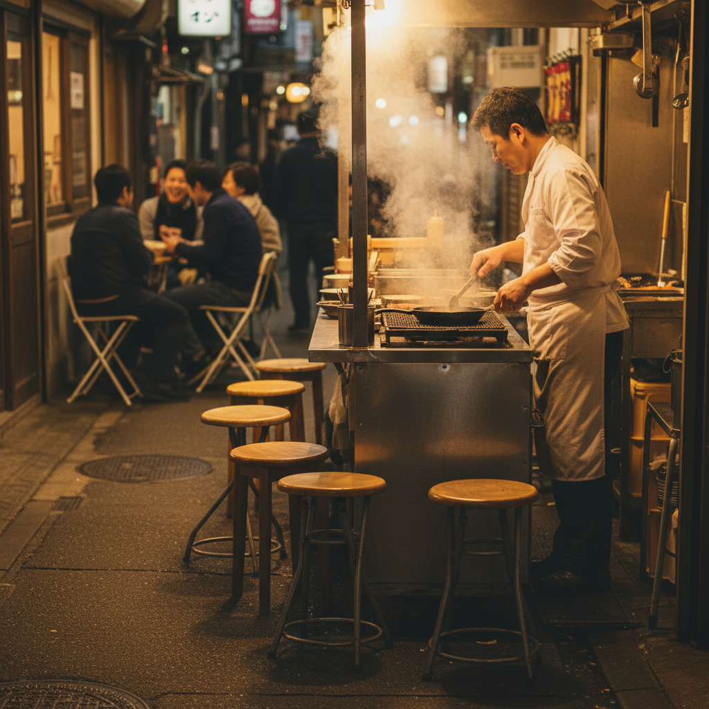 후쿠오카 포장마차 쿠로짱, 왜 ‘분위기 맛집’인지