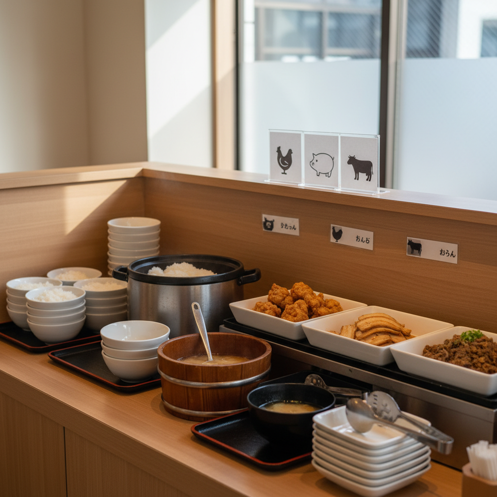 후쿠오카 하카타 무한리필 런치, ‘선택’이 반이에요