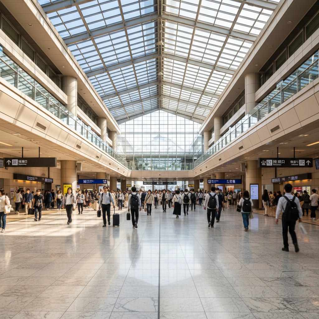 후쿠오카 하카타역의 핵심은 ‘하카타구치 vs 치쿠시구치’ 두 출구예요
