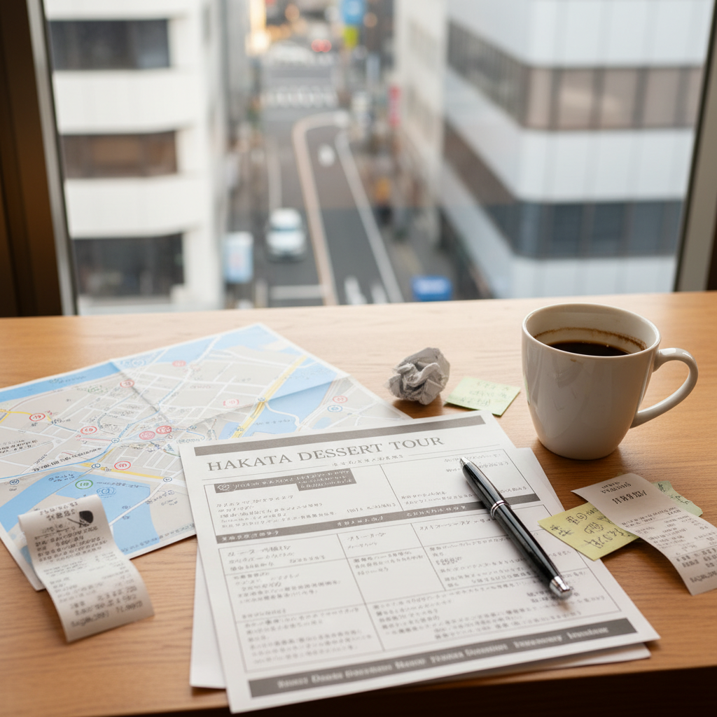 후쿠오카 디저트맛집을 일정에 넣는 방법: “하카타역”을 거점으로 쓰세요