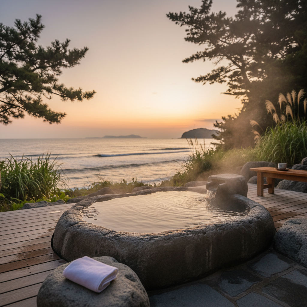 바다 보며 쉬는 후쿠오카 온천, 나미하노유 온천이 좋은 이유