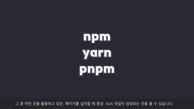intro-package-lock.json 파일의 중요성