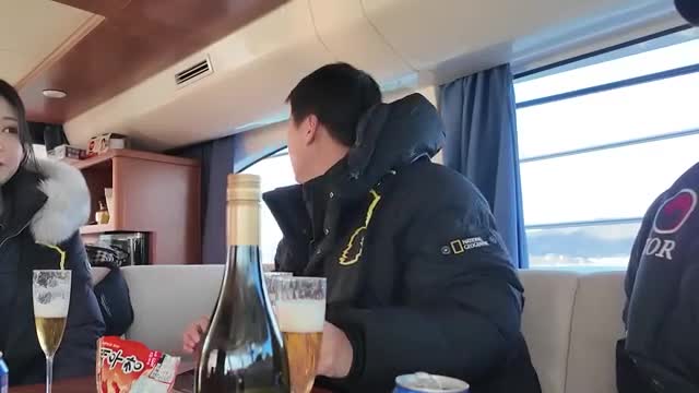 여행 중에서의 즐거운 순간들