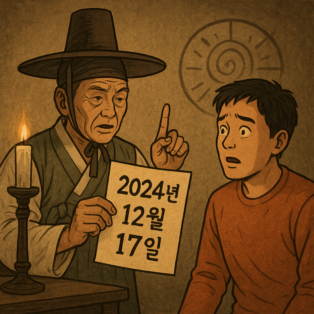 무당이 나와서 나한테 죽는 날짜를 알려주고 갔어요 꿈 해몽 대표 이미지