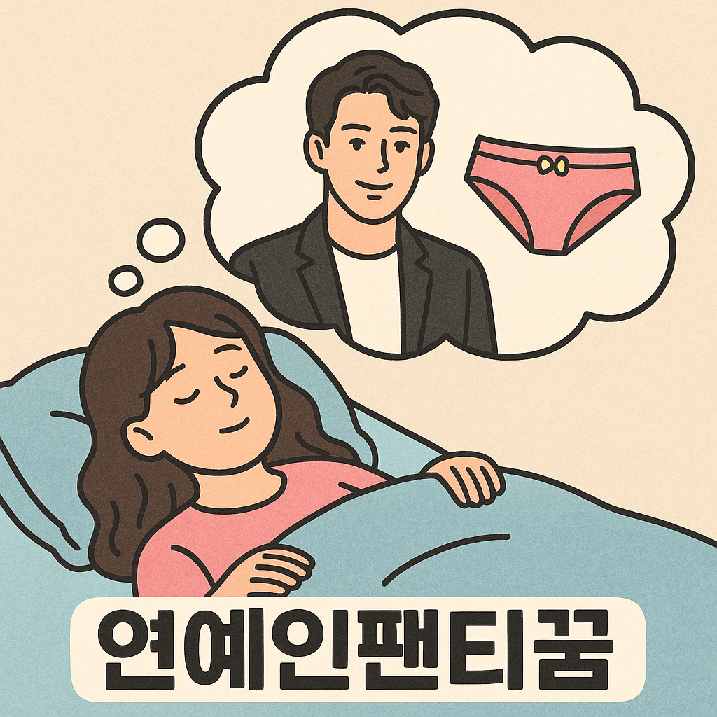 연예인팬티꿈 꿈 해몽 대표 이미지