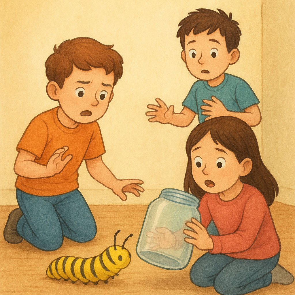 노란색 줄무늬 벌레를 내 친구들이 잡는 꿈 - 꿈 해몽, 꿈 풀이(+자세한 해석) 꿈 해몽 썸네일