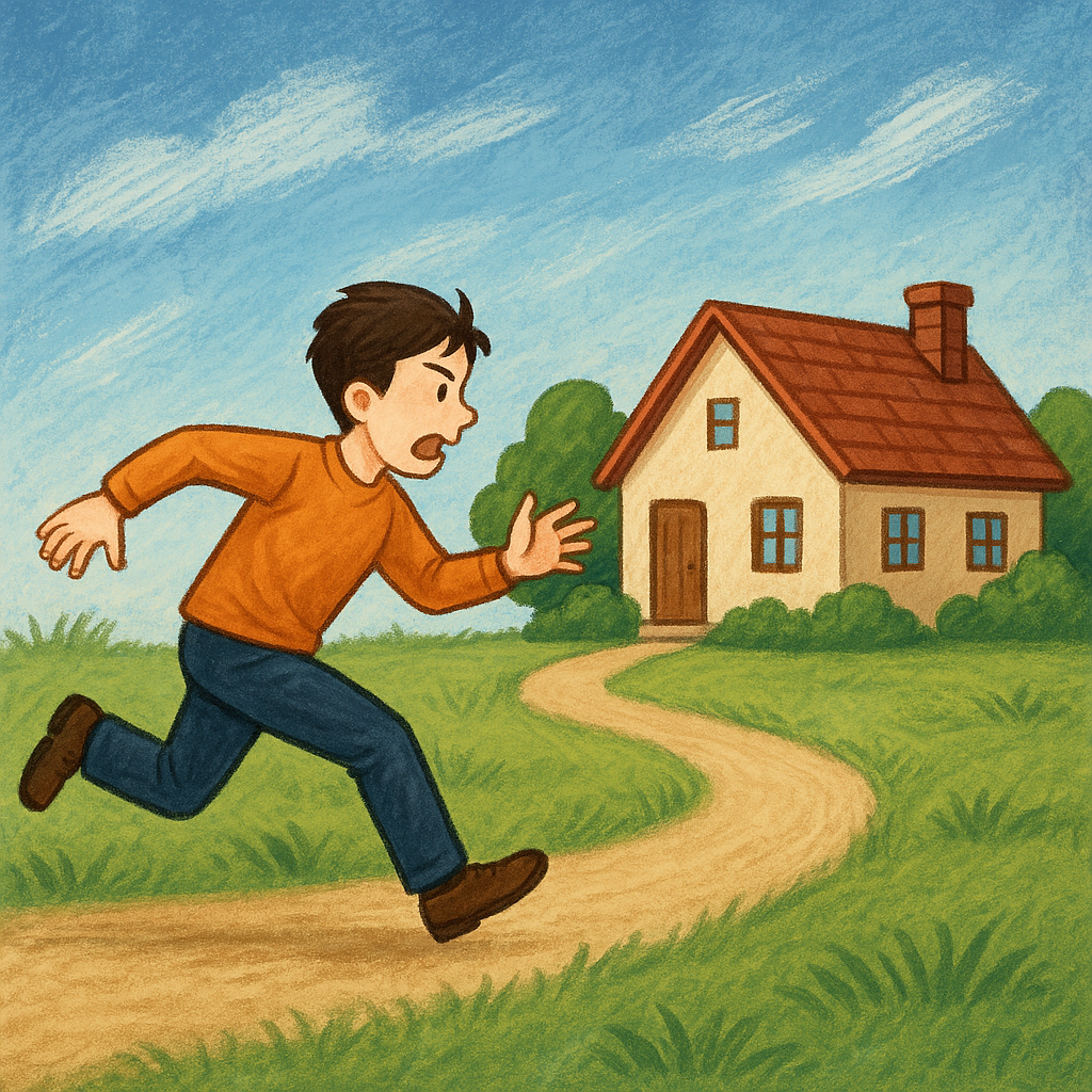 집을 향해 빨리 달리는 꿈 꿈 해몽 대표 이미지