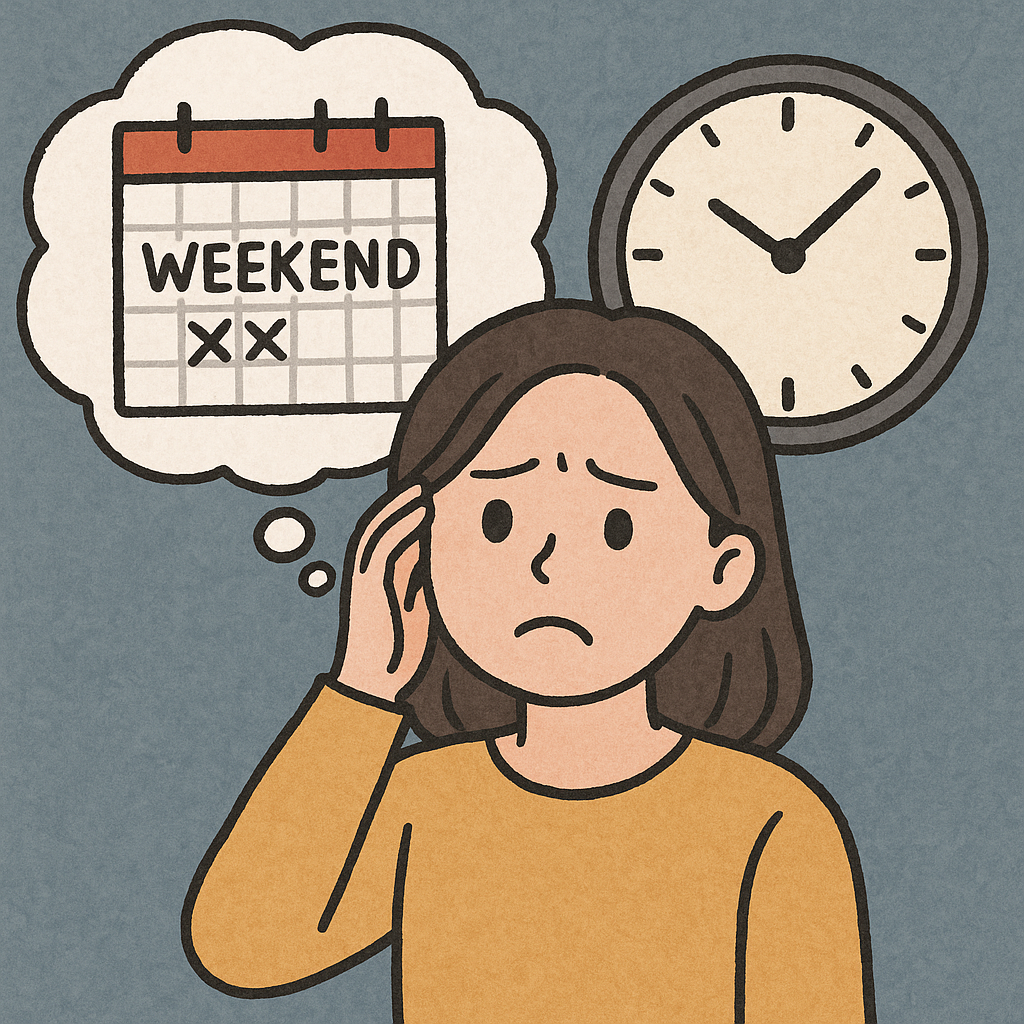 주말이 사라져버린 꿈 꿈 해몽 대표 이미지