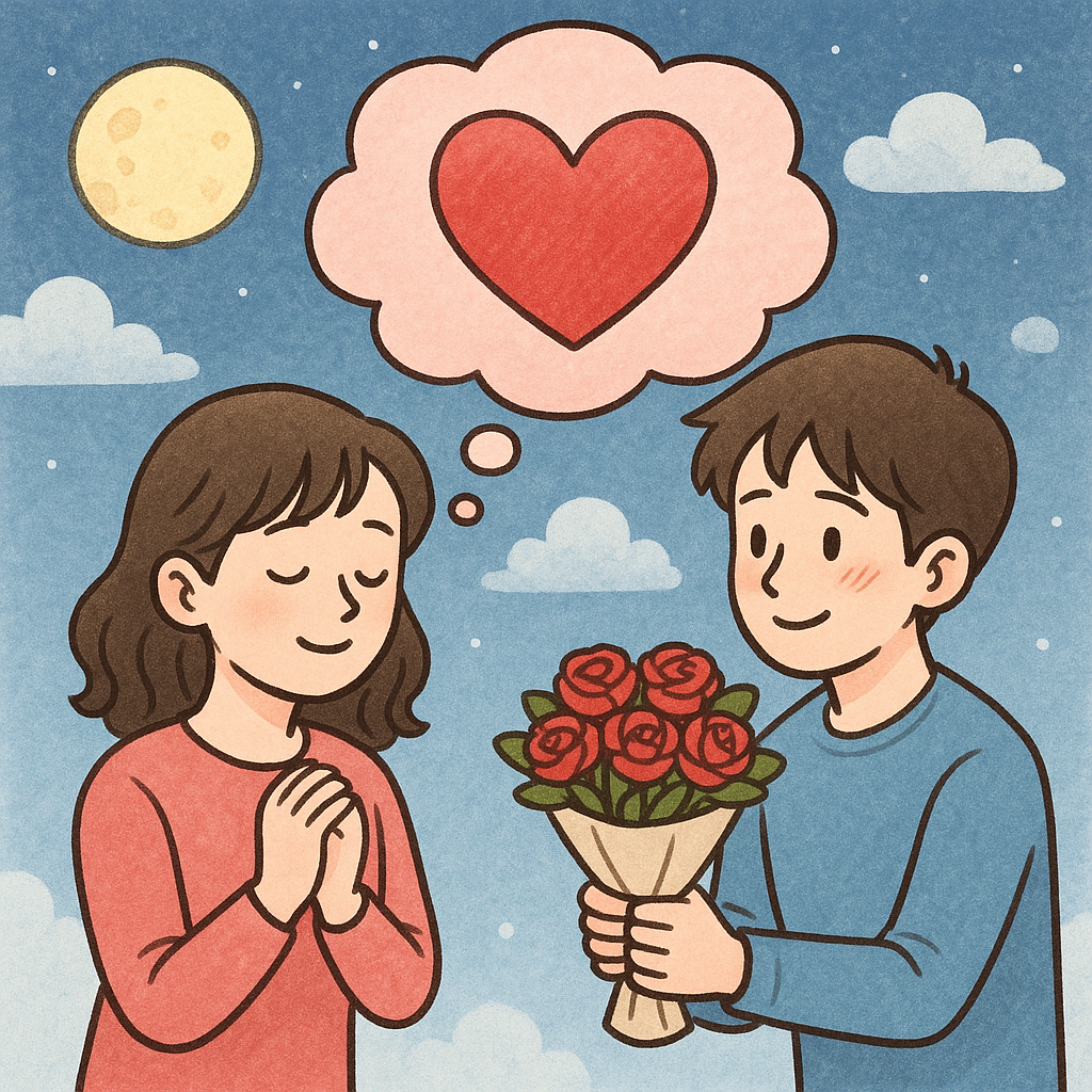 짝남이 나에게 고백하는 꿈 꿈 해몽 대표 이미지