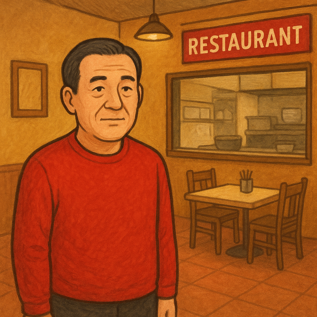 큰아버지가빨간색옷입고식당가게에서보이는꿈 꿈 해몽 대표 이미지