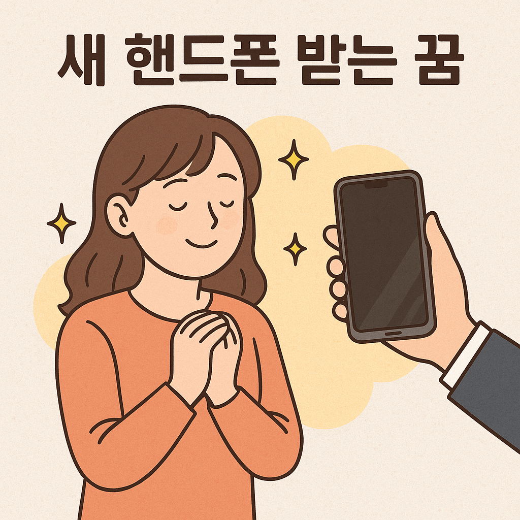 새핸드폰받는꿈 - 꿈 해몽, 꿈 풀이(+자세한 해석) 꿈 해몽 썸네일