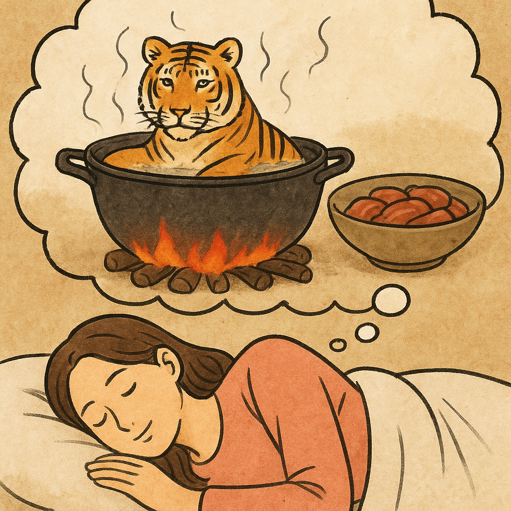 관절에좋다고호랑이를삶아먼 는꿈 꿈 해몽 대표 이미지