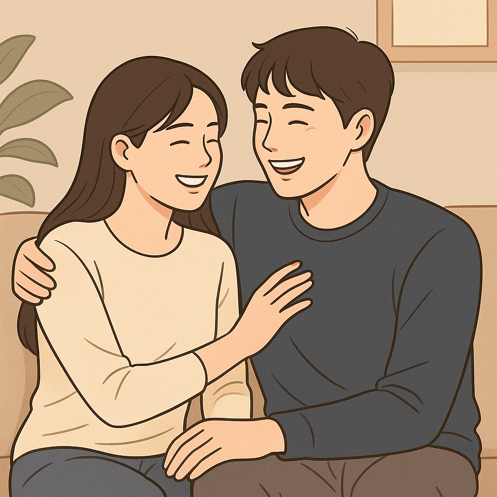 여친 생긴 전남친이랑 자연스럽게 스킨십도 하면서 놀았다 꿈 해몽 대표 이미지