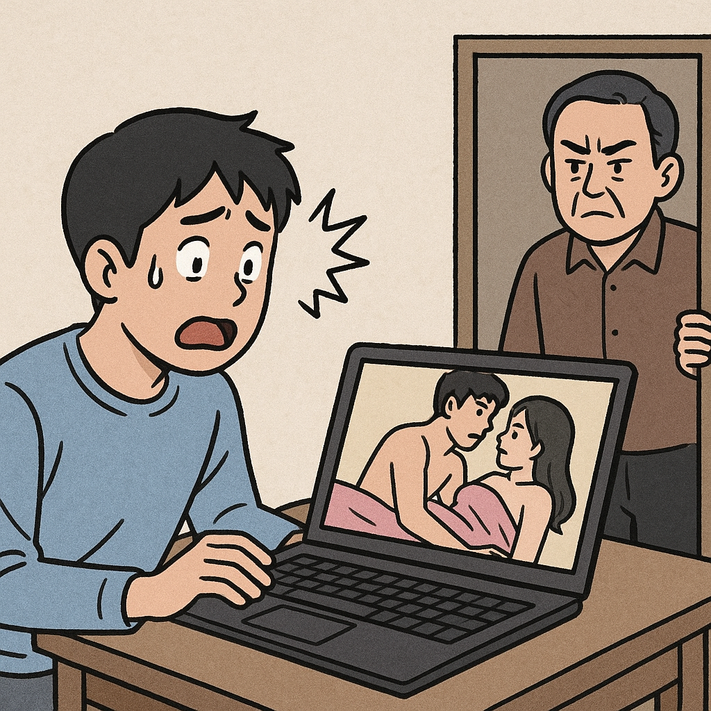 야동 보는거 걸리는 꿈 꿈 해몽 대표 이미지