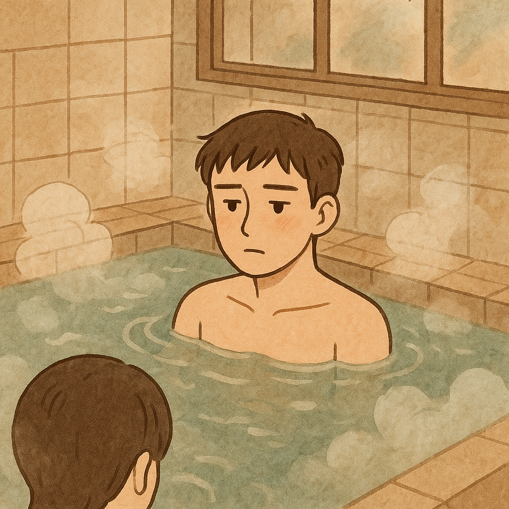 대중탕에 빠져 있는 사람을보는꿈 꿈 해몽 대표 이미지