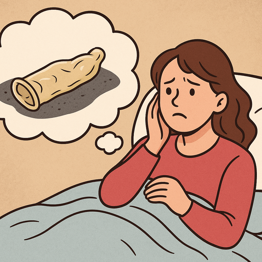 사용한 콘돔을 보는 꿈 꿈 해몽 대표 이미지
