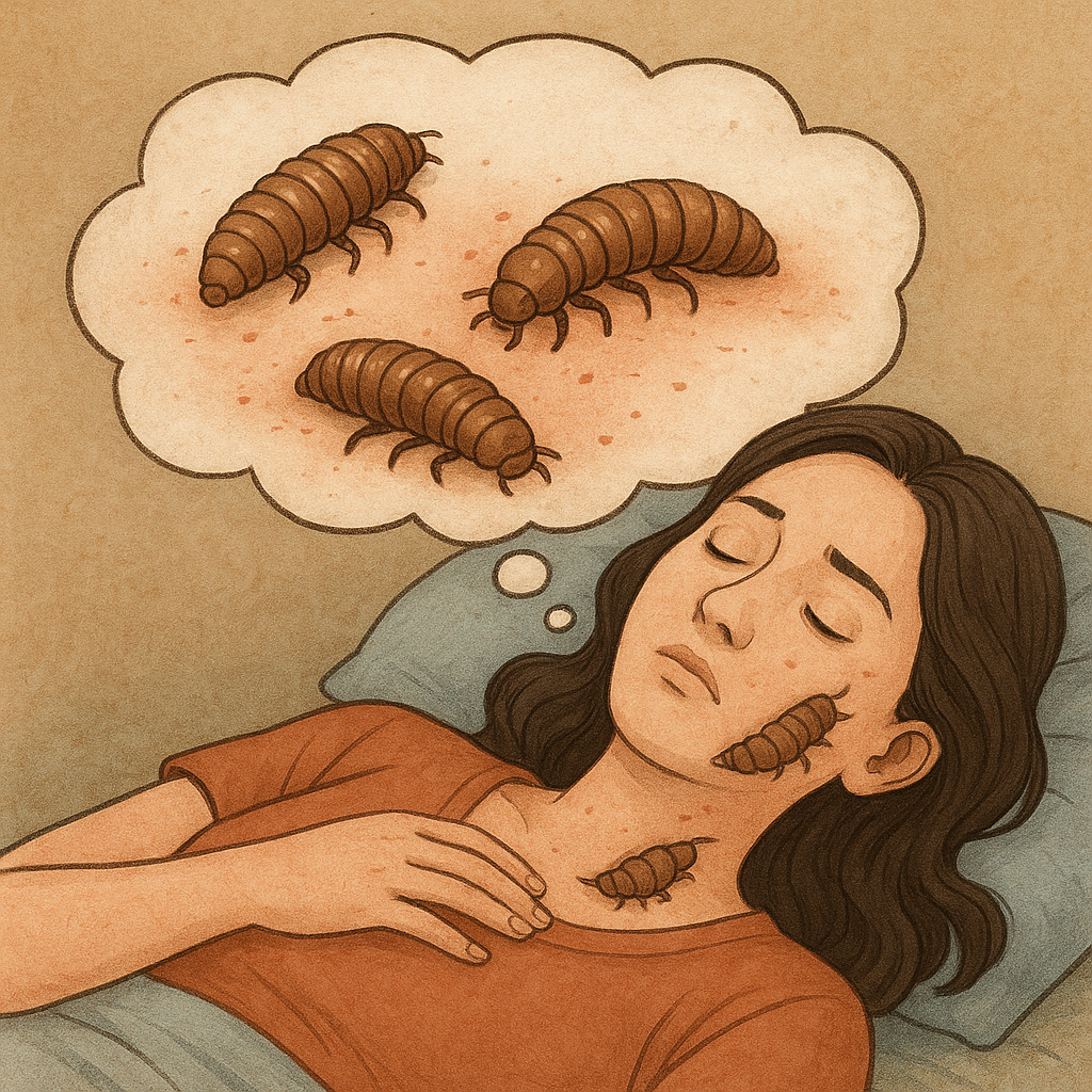 벌레가 피부밑에서 돌아다니는꿈 꿈 해몽 대표 이미지