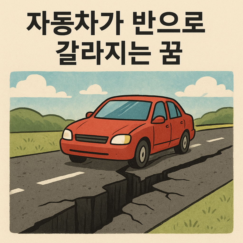 자동차가반으로갈라지는꿈 - 꿈 해몽, 꿈 풀이(+자세한 해석) 꿈 해몽 썸네일