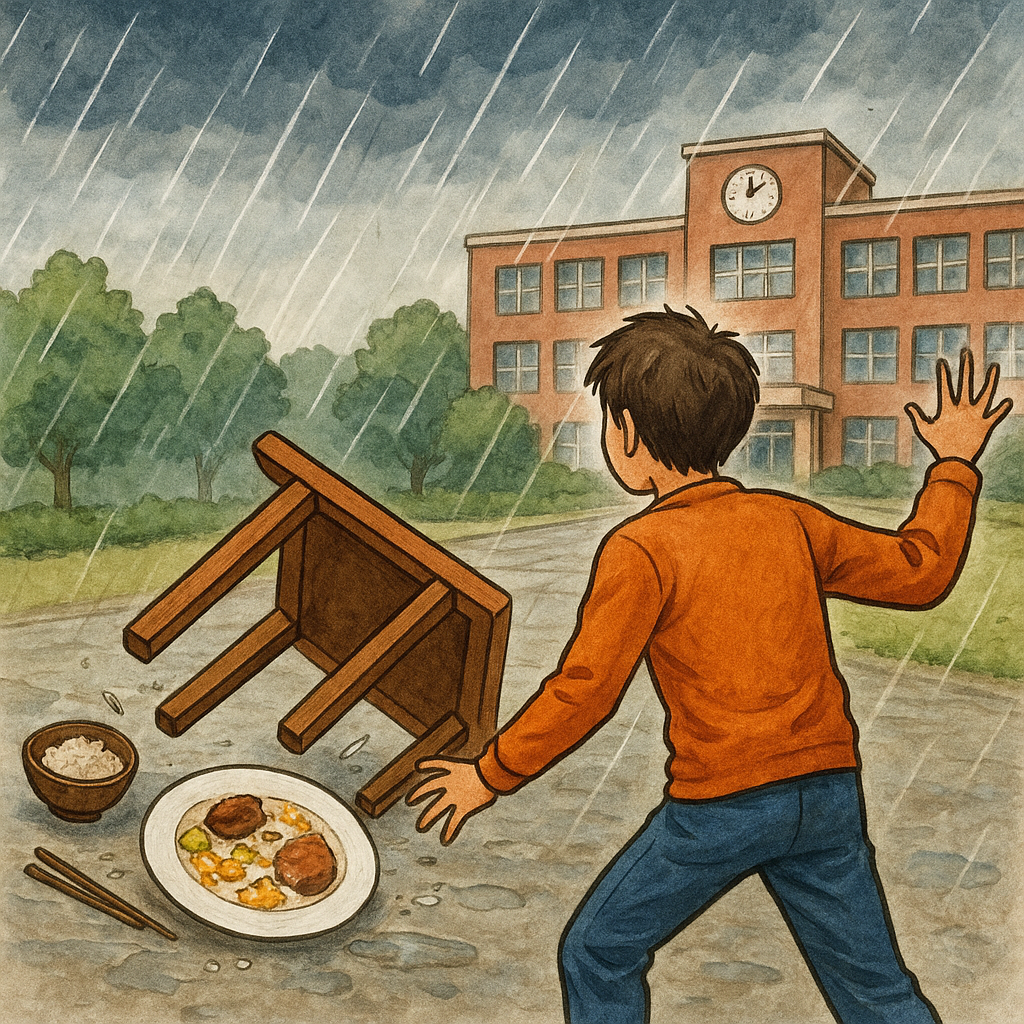 밥상을 엎고 나왔을때 비가 내리고 학교 변화가 바뀐꿈 - 꿈 해몽, 꿈 풀이(+자세한 해석) 꿈 해몽 썸네일