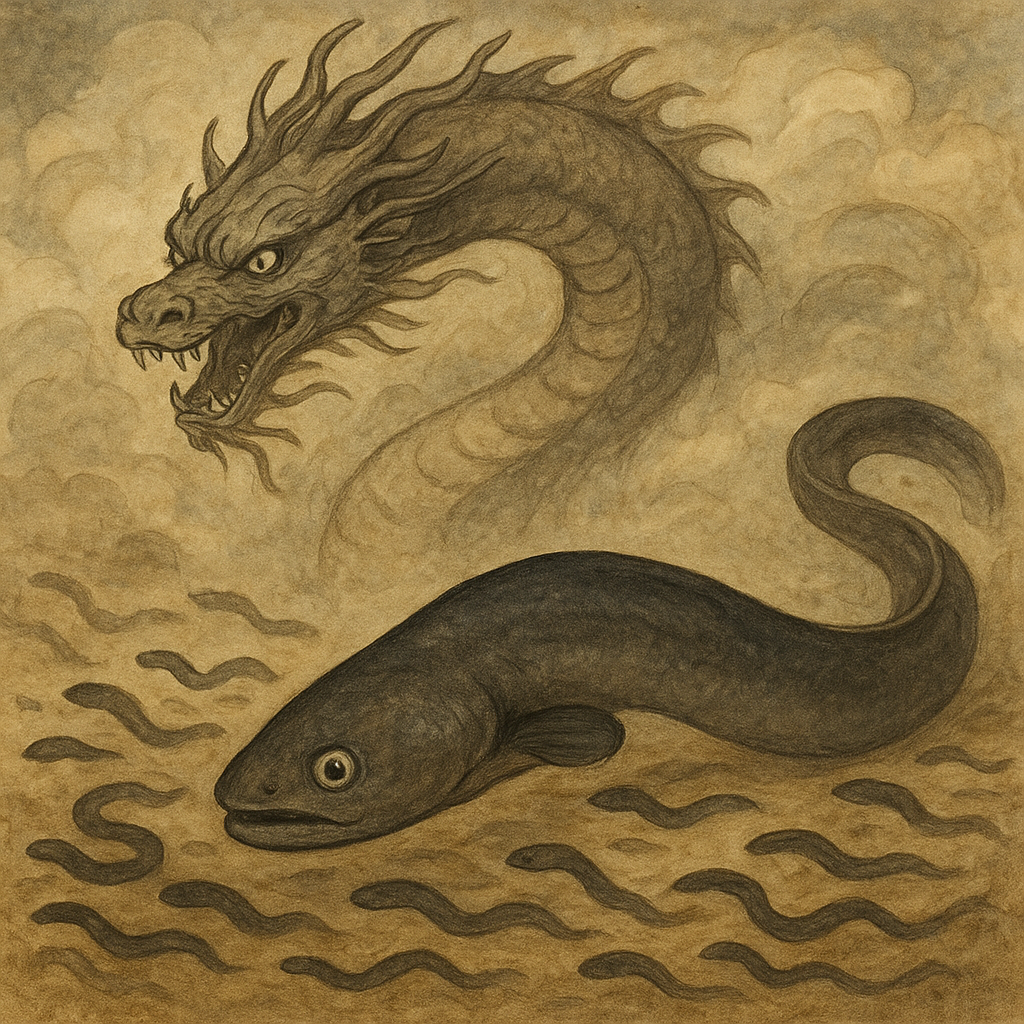 큰장어와 머리는용인데 몸은개걑으것이 많이있는것을보았다 - 꿈 해몽, 꿈 풀이(+자세한 해석) 꿈 해몽 썸네일