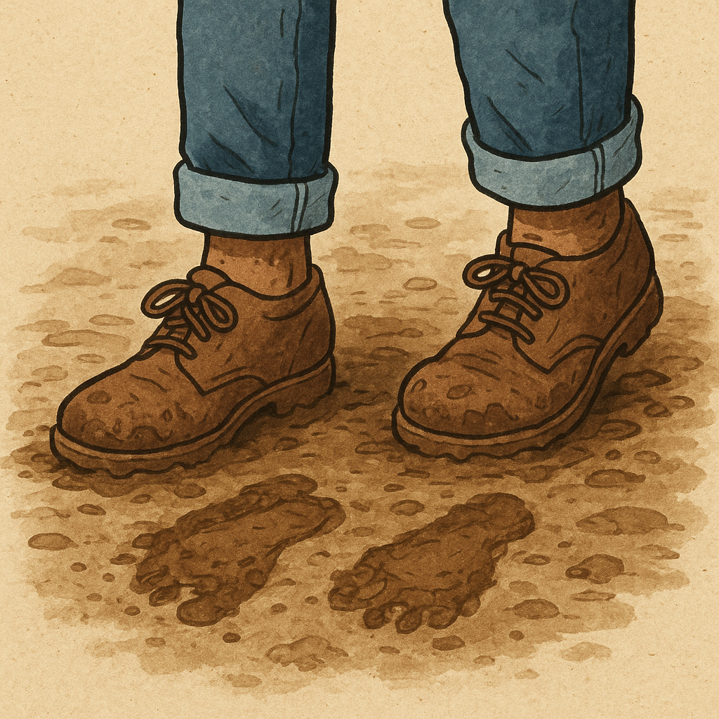 젖은 흙을 밟은 꿈 꿈 해몽 대표 이미지