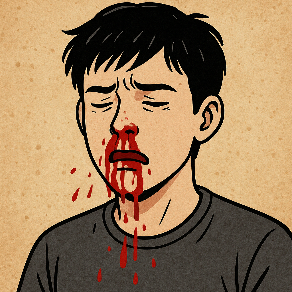 코피를 많이 흘리는 사람을 본 꿈 - 꿈 해몽, 꿈 풀이(+자세한 해석) 꿈 해몽 썸네일