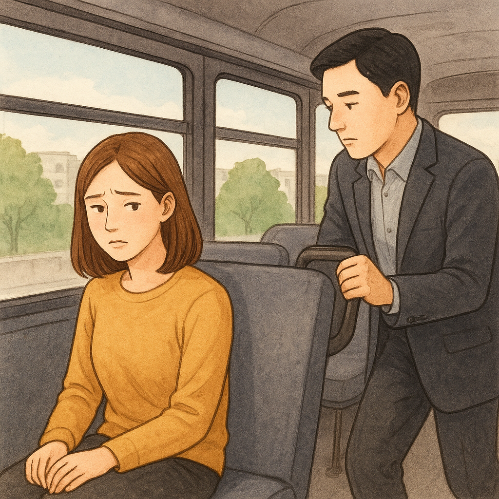 버스에서 모르는남자가 내뒤로자리를 옮기는꿈 꿈 해몽 대표 이미지