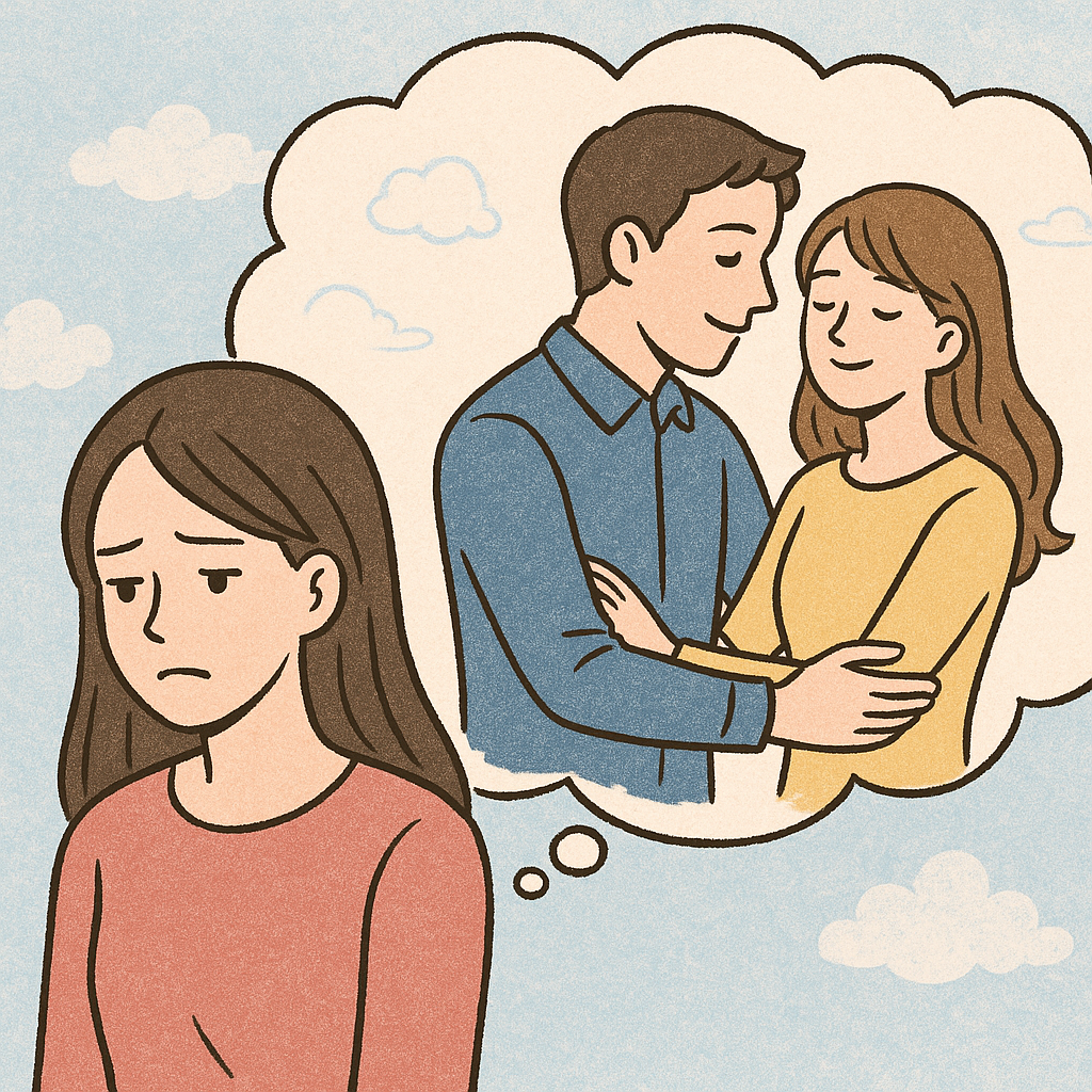 나의 남자가 내가 알던 여자애게 빠져서 뺏기는 꿈 꿈 해몽 대표 이미지