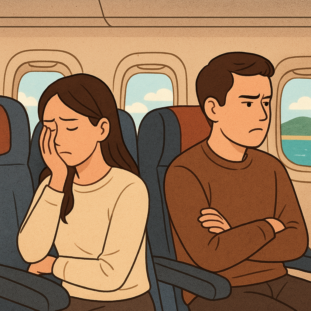 비행기에서 싫은 사람을 만나 외면하고, 여행지에 내려 - 꿈 해몽, 꿈 풀이(+자세한 해석) 꿈 해몽 썸네일