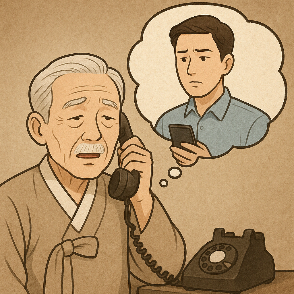 돌아가신 할아버지가 전화로 작은아들 연락안된다고 찾는꿈 - 꿈 해몽, 꿈 풀이(+자세한 해석) 꿈 해몽 썸네일