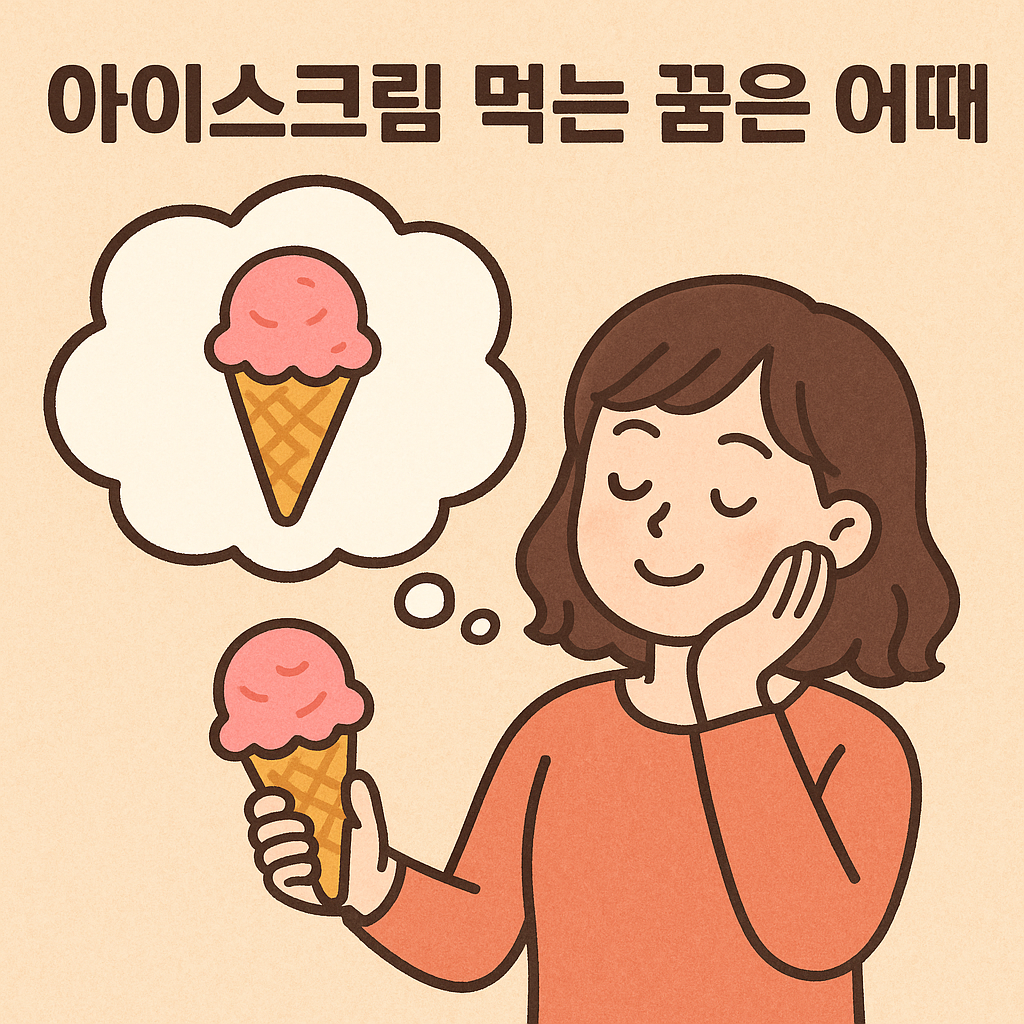 아이스크림먹는꿈은어때 - 꿈 해몽, 꿈 풀이(+자세한 해석) 꿈 해몽 썸네일