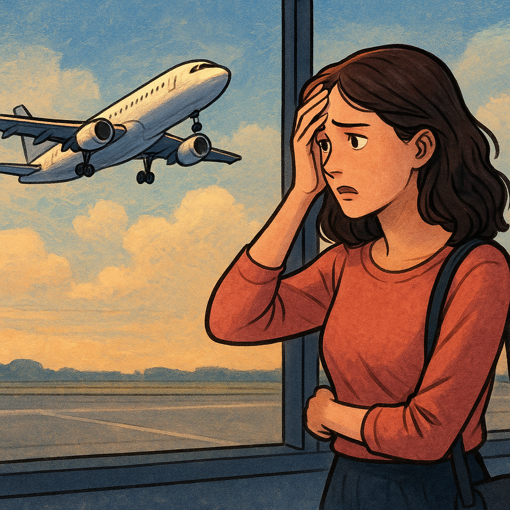 비행기 놓치는 꿈 꿈 해몽 대표 이미지