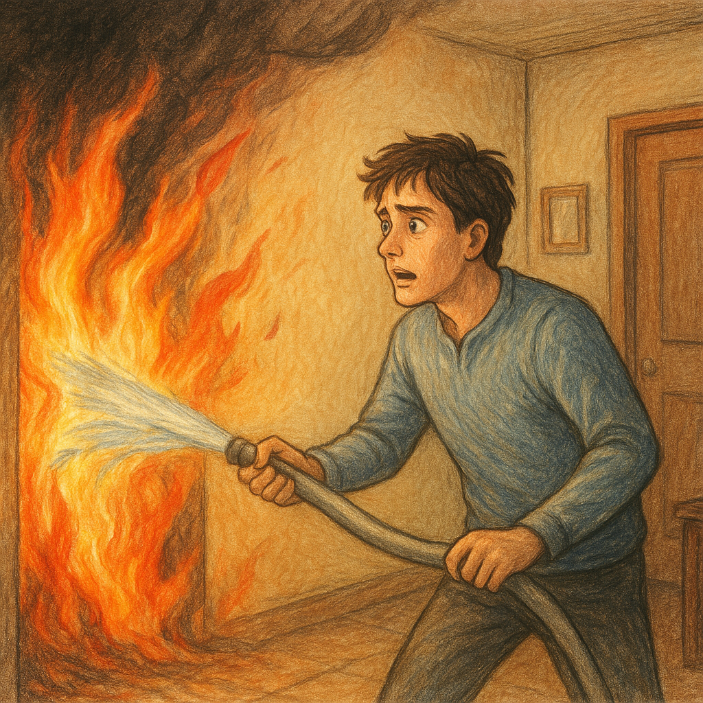 집안에서불이났는데불을끄는꿈 - 꿈 해몽, 꿈 풀이(+자세한 해석) 꿈 해몽 썸네일