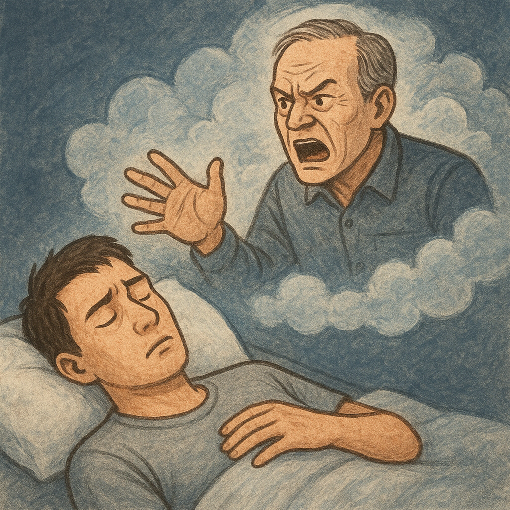 돌아가신 형님이 일방적으로 화내는 꿈 꿈 해몽 대표 이미지